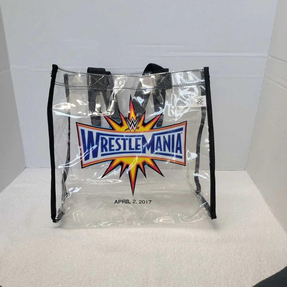 Wrestlemania Clear Event Bag April 2, 2017 Featuring GOLBERG Orlando FL RAW